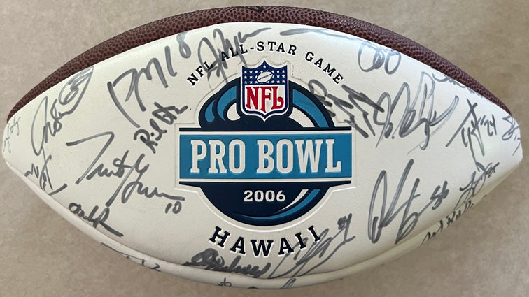 2006 AFC Pro Bowl Autographed Football