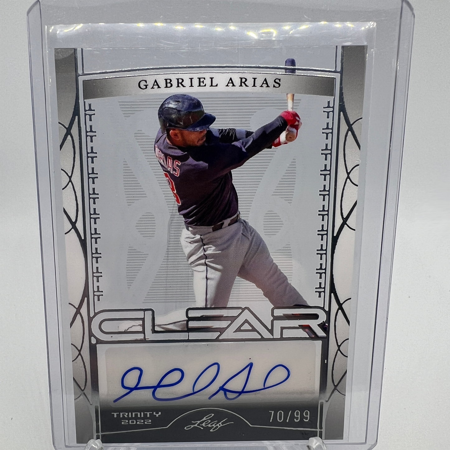 Gabriel Arias 70/99 Autographed Baseball Card