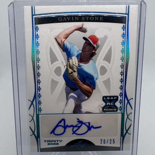 Gavin Stone 20/25 Autographed Baseball Card