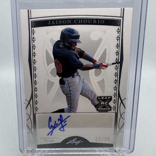 Jaison Chourio 69/99 Autographed Baseball Card