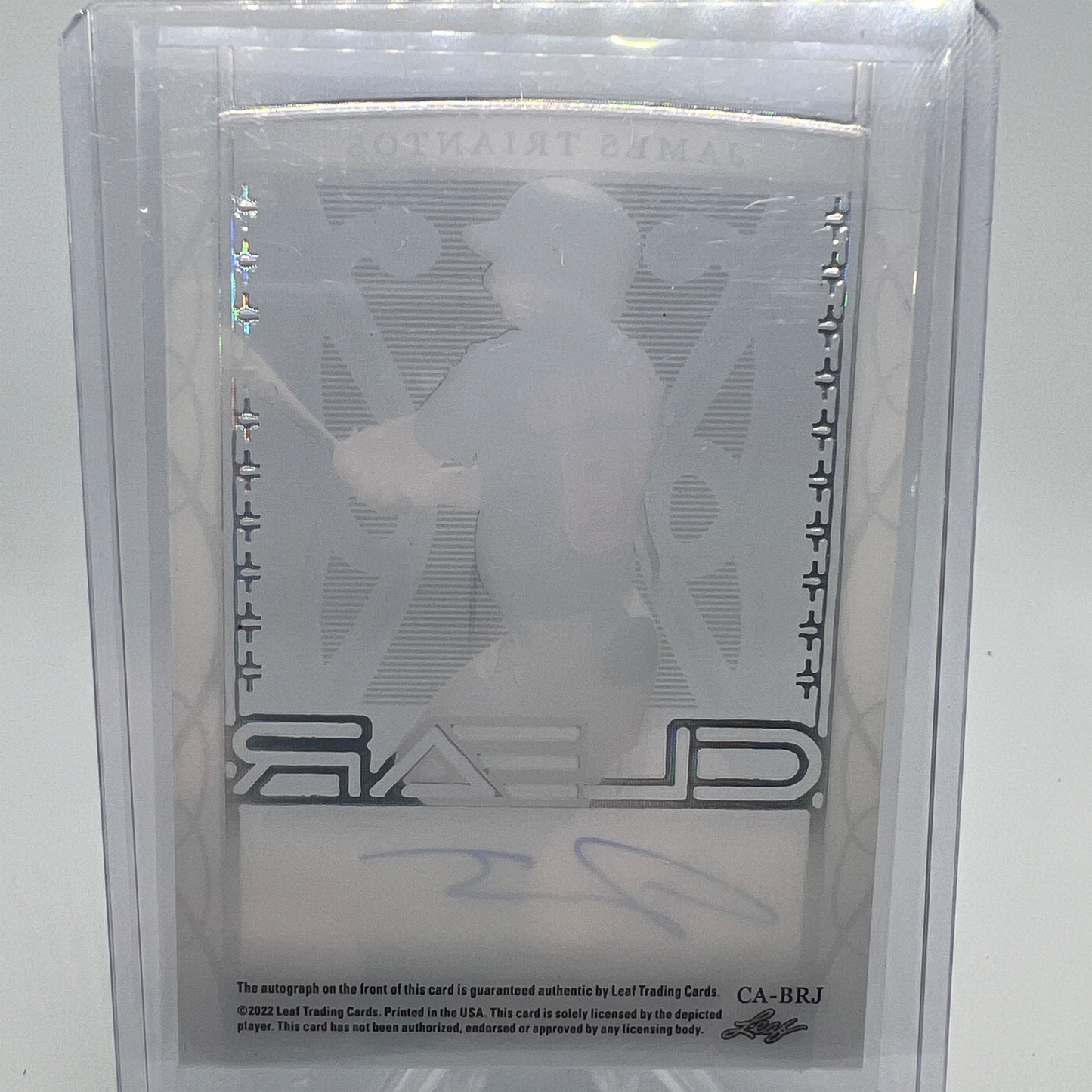 James Triantos 13/25 Autographed Baseball Card