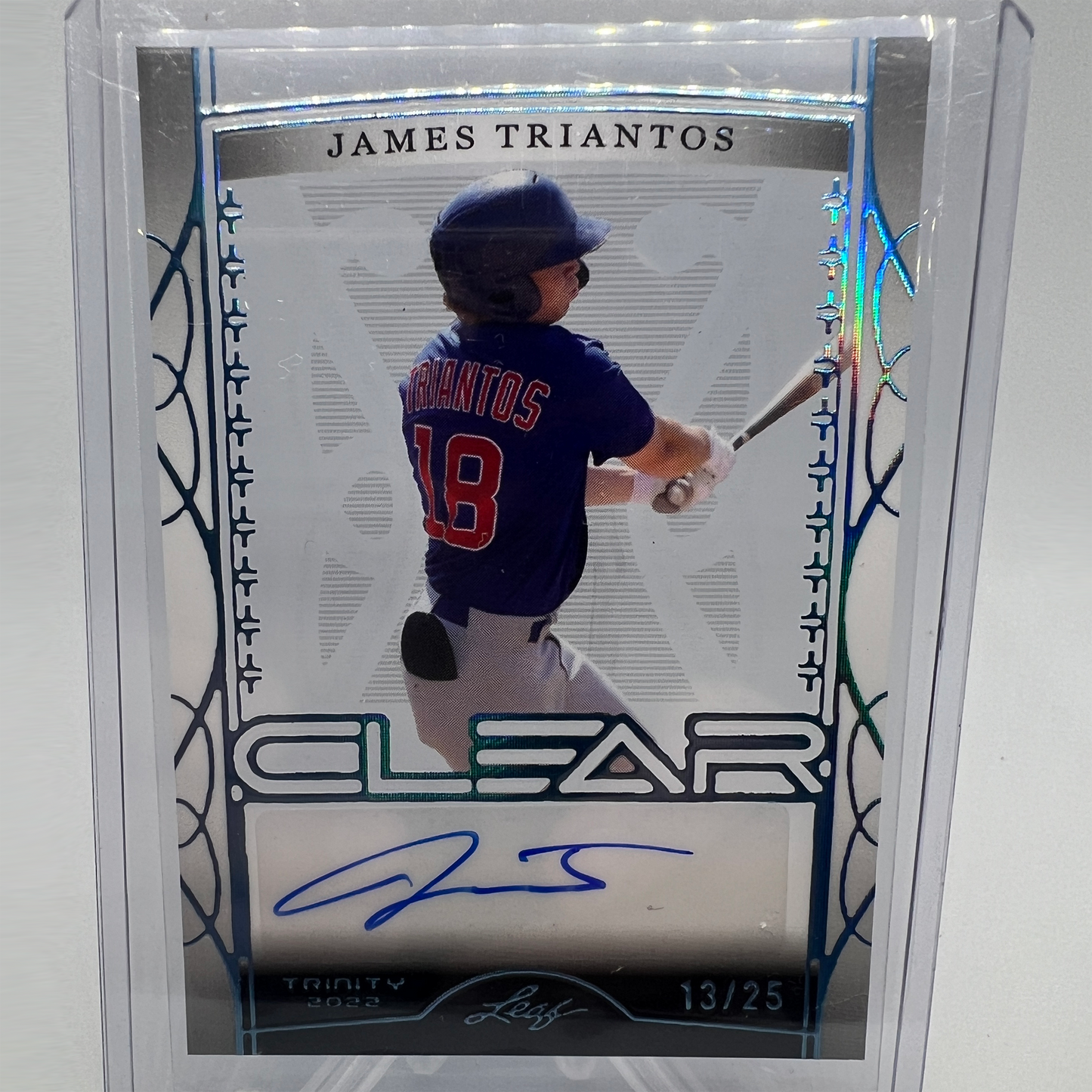 James Triantos 13/25 Autographed Baseball Card