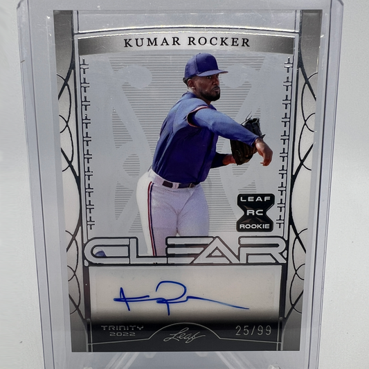 Kumar Rocker 25/99 Autographed Baseball Card