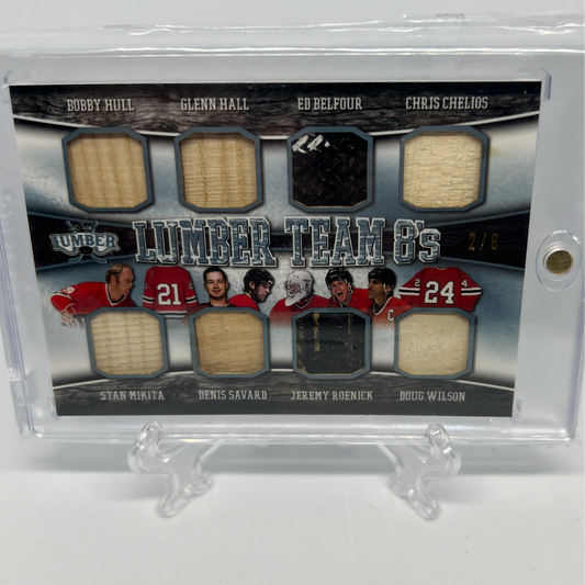 Team 8's LT8-3 2/6 Lumber Hockey Card