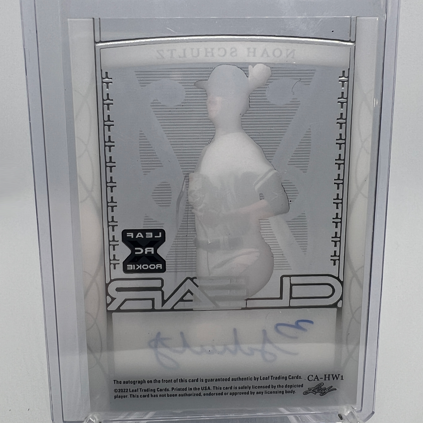 Noah Schultz 13/50 Autographed Baseball Card