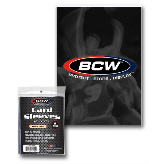BCW Thick Card Sleeves (100 CT. Pack)