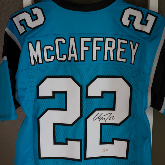 Christian McCaffrey Autographed Football Jersey