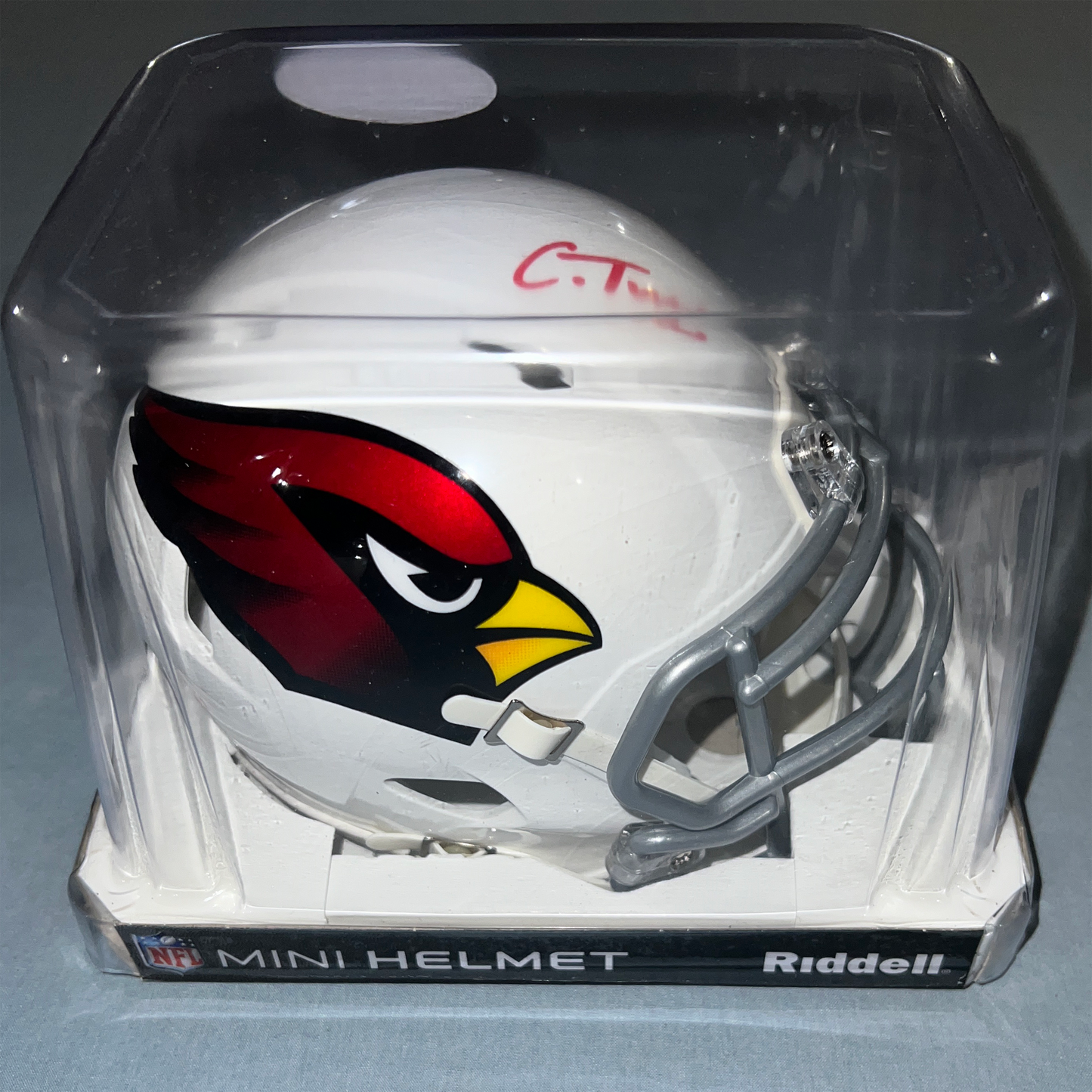 Clayton Tune Autographed Mini Helmet