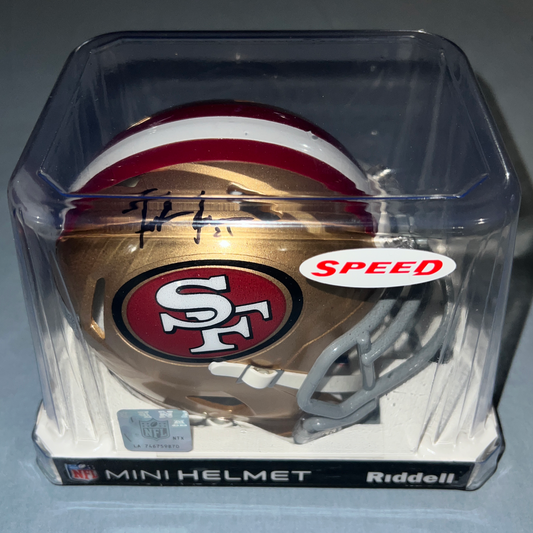 Frank Gore Autographed Mini Helmet