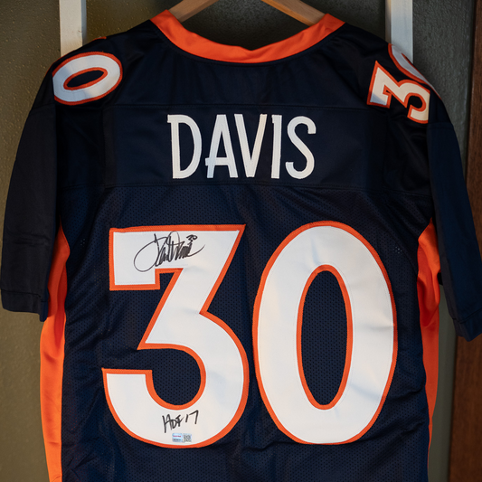 Terrell Davis Autographed Football Jersey