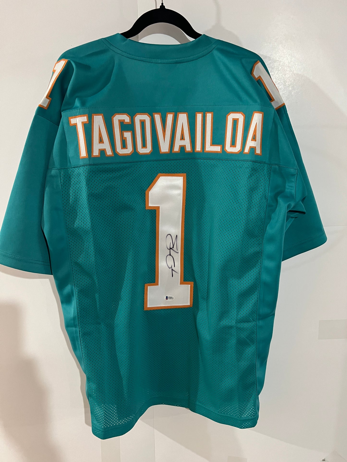 Tua Tagovailoa Autographed Jersey